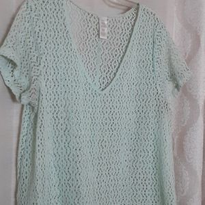 Crochet fashion top